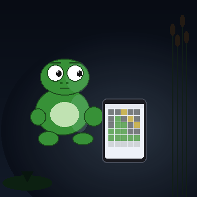 Frogbert playing Wordle